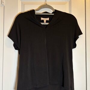Philosophy Black Short Sleeve Top Size M